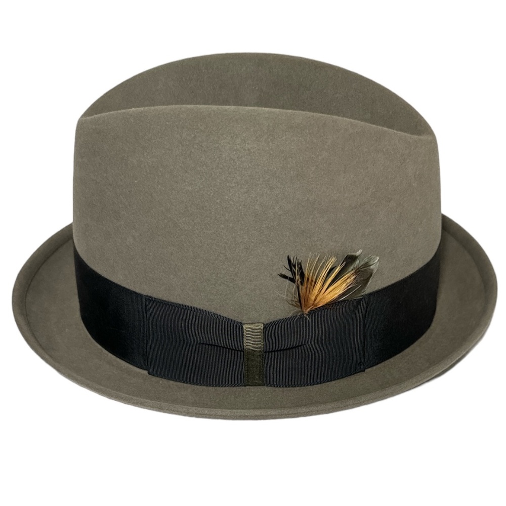 Vintage STEVENS Beaver Blend Fedora size 6 3/4 Self Edge by V.A Anderson